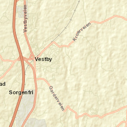 Vestby Street Map