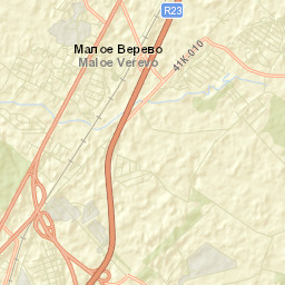 Maloye Verevo Street Map