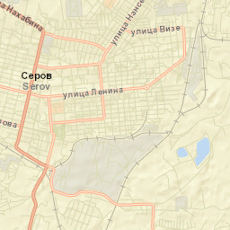 Serov Street Map