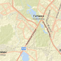 Gatchina Street Map