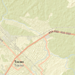 Tosno Street Map