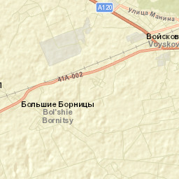 Voyskovitsy Street Map