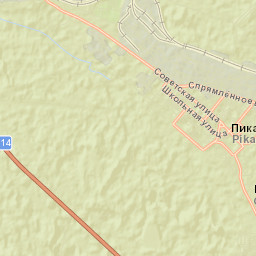 Pikalëvo Street Map