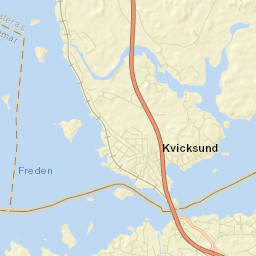 Kvicksund Street Map