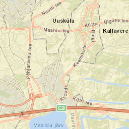 Maardu linn Street Map