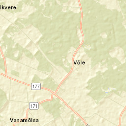 Haljala vald Street Map