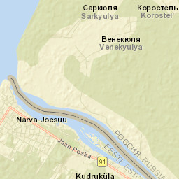 Narva-Jõesuu Street Map