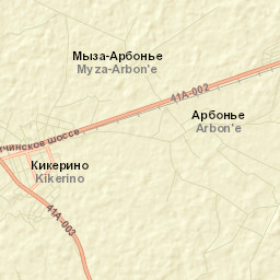 Kikerino Street Map