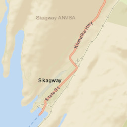 Skagway Alaska Street Map