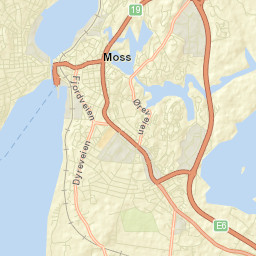 Rygge Street Map