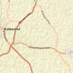 Rakkestad Street Map
