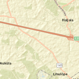 Haljala Street Map