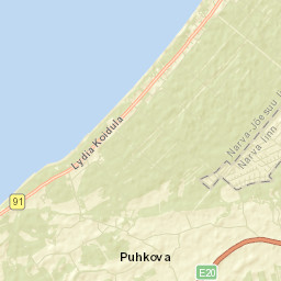 Narva-Jõesuu linn Street Map