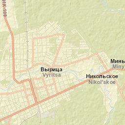 Vyritsa Street Map