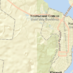 Usol’ye Street Map
