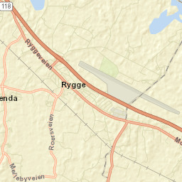 Ryggebyen Street Map