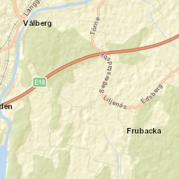 Vålberg Street Map