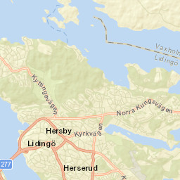 Lidingö Street Map