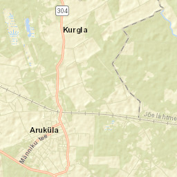 Aruküla Street Map