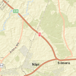 Sõmeru Street Map