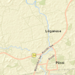 Püssi Street Map
