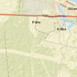 Sillamäe Street Map