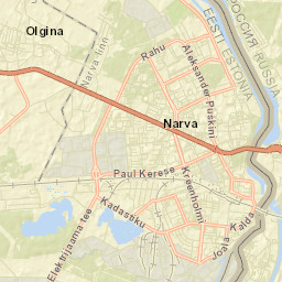 Narva Street Map