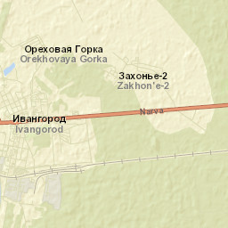 Ivangorod Street Map