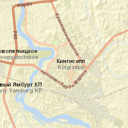 Kingisepp Street Map
