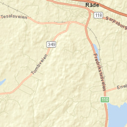 Råde Street Map
