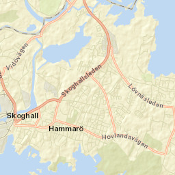 Skoghall Street Map