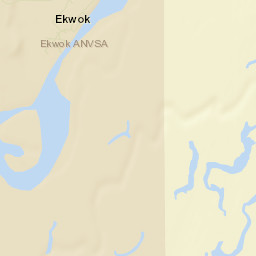 Ekwok Alaska Street Map