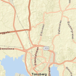 Tønsberg Street Map