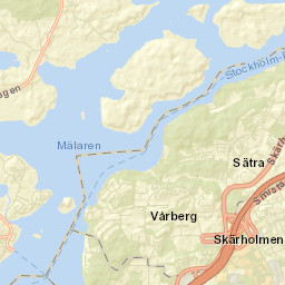 Vårby Street Map