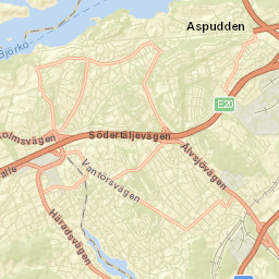 Segeltorp Street Map