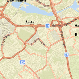 Årsta Street Map