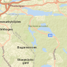 Nacka Street Map