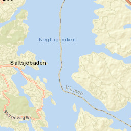 Saltsjöbaden Street Map