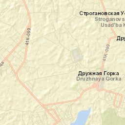 Druzhnaya Gorka Street Map