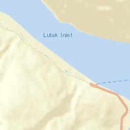 Tanani Alaska Street Map