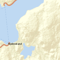 Hjelmeland Street Map