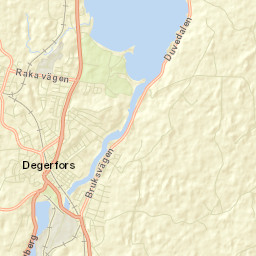 Degerfors Street Map
