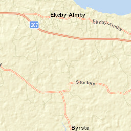 Ekeby-Almby Street Map