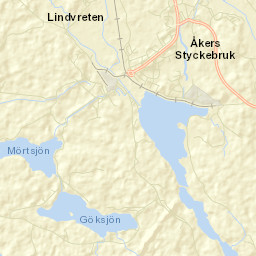 Åkers Styckebruk Street Map