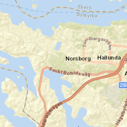 Eriksberg Street Map