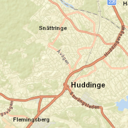 Huddinge Street Map