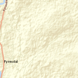Fyresdal Street Map