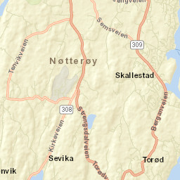 Årøysund Street Map