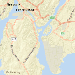 Fredrikstad Street Map