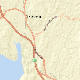 Skjeberg Street Map
